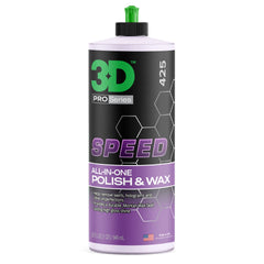 3D SPEED ALL IN ONE POLISH AND WAX 32OZ