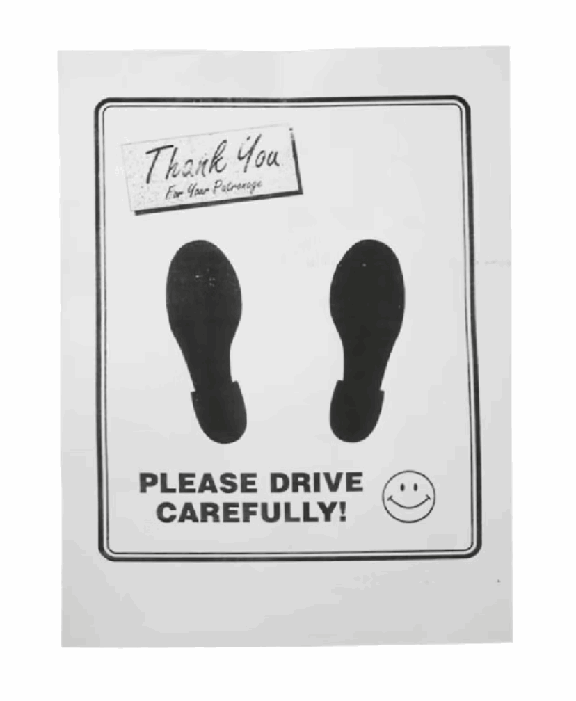 HI-TECH PLASTIC FLOOR MATS - BOX OF 250