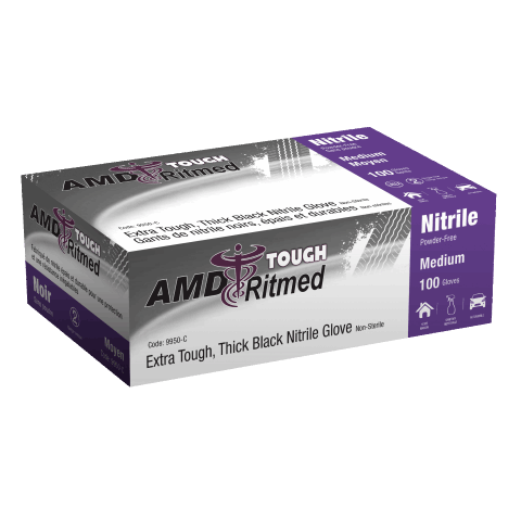 Black Nitrile Gloves