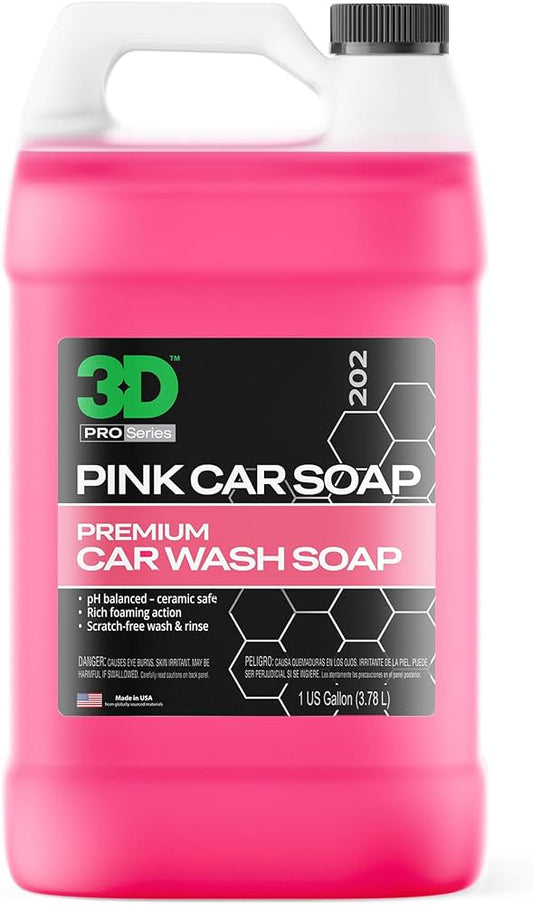 3D PINK CAR SOAP 1 GALLON
