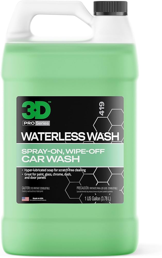 3D WATERLESS CAR WASH - 1 GALLON