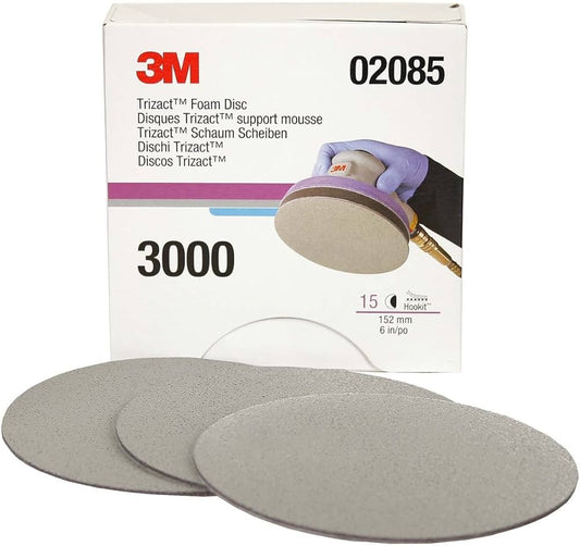 3M TRIZACT P3000 6 INCH DISCS - 15PK