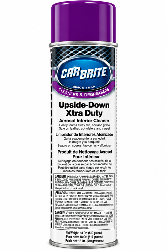 CARBRITE UPSIDE DOWN XTRA DUTY FOAMING INTERIOR CLEANER