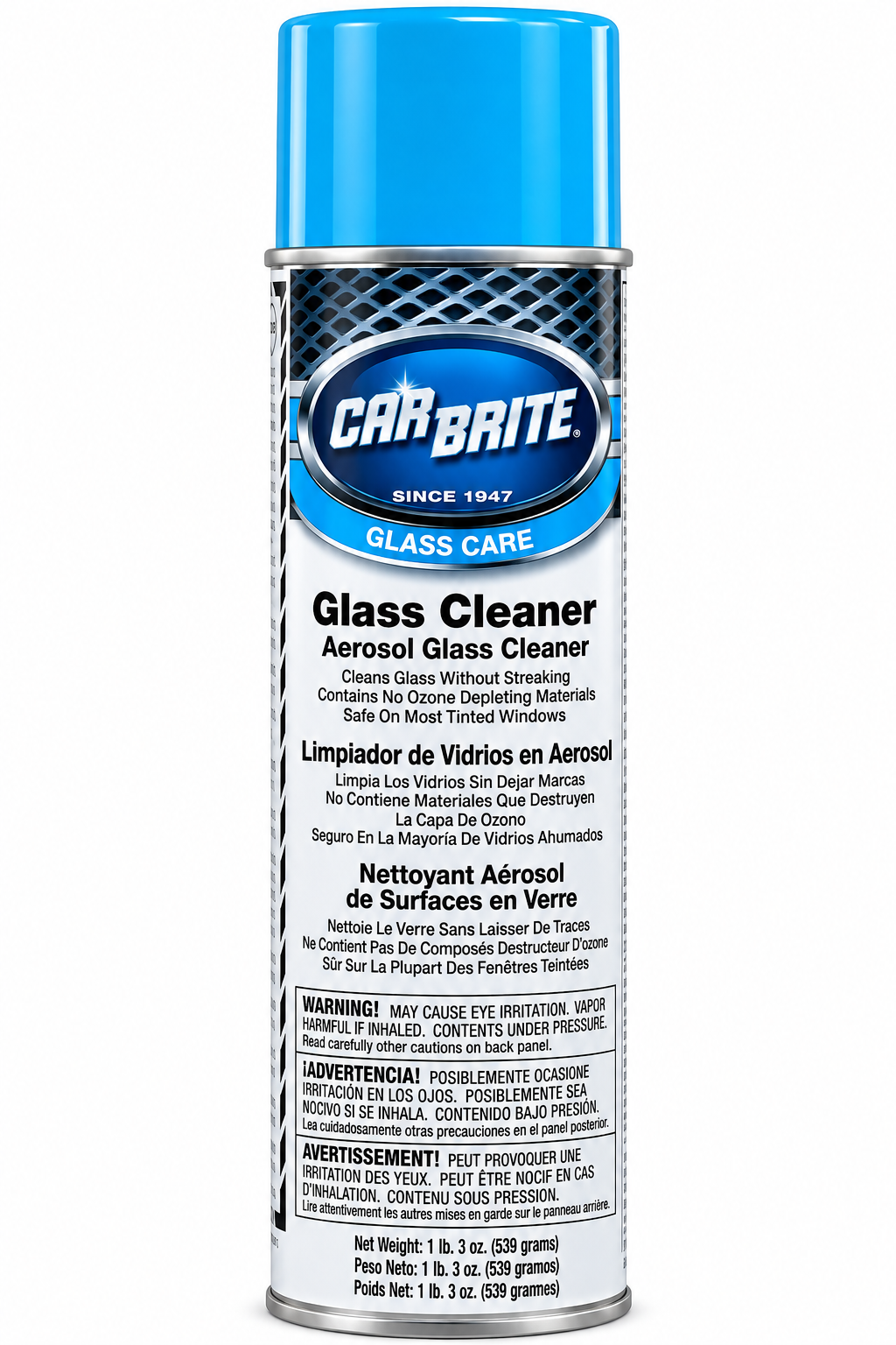 CARBRITE AMMONIA-FREE FOAMING GLASS CLEANER - AEROSOL