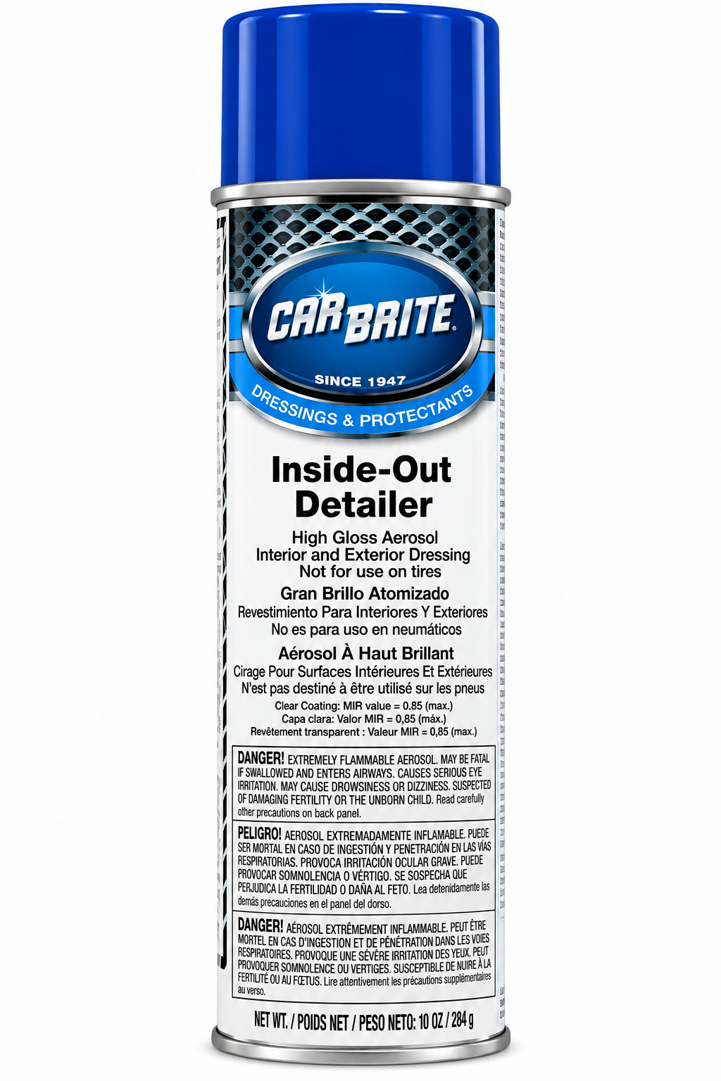 CARBRITE INSIDE-OUT AEROSOL PLASTIC & VINYL DRESSING