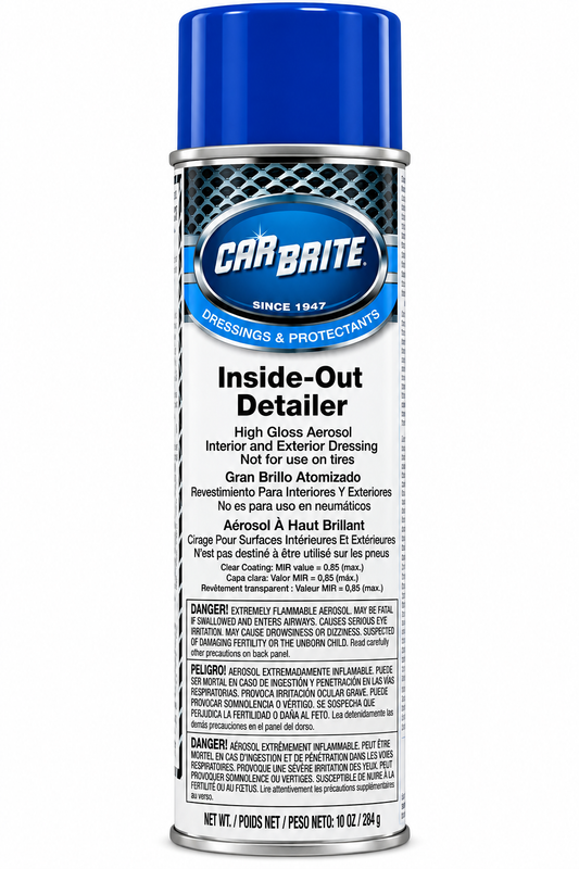 CARBRITE INSIDE-OUT AEROSOL PLASTIC & VINYL DRESSING