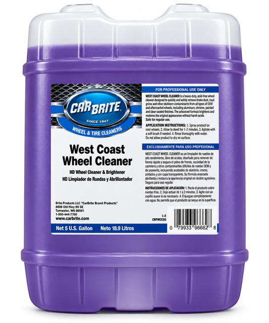 CARBRITE WEST COAST CONCENTRATED WHEEL CLEANER - 20 L