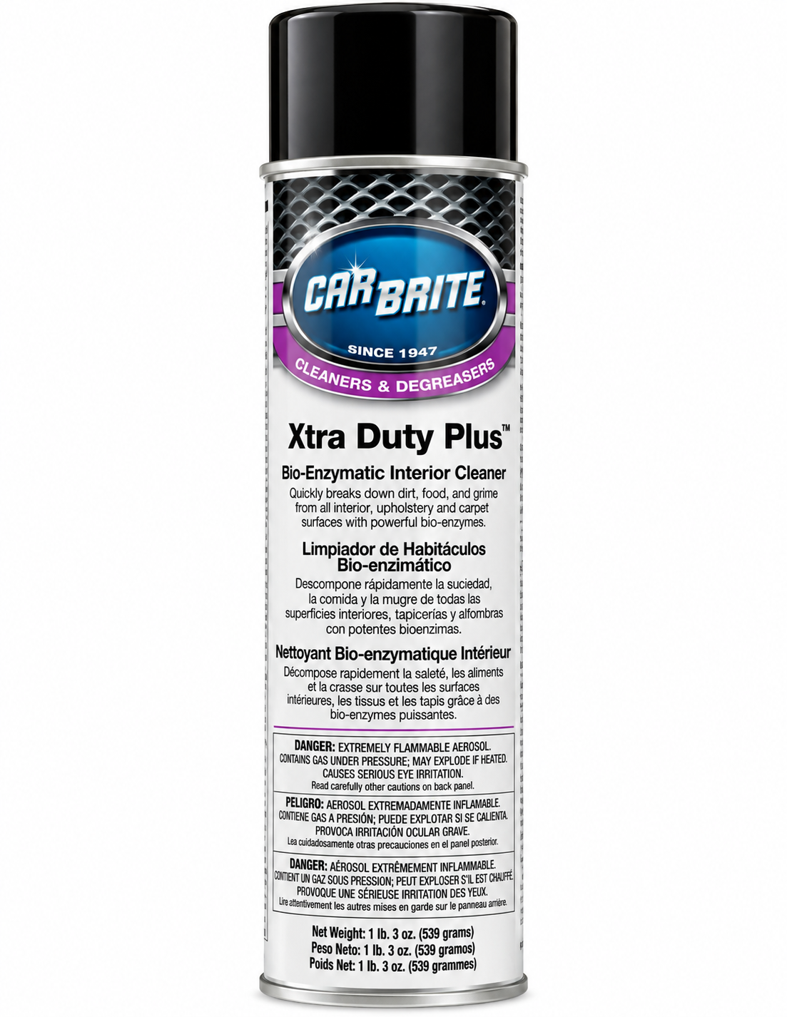 CARBRITE XTRA DUTY PLUS BIO-ENZYMATIC CLEANER - AEROSOL