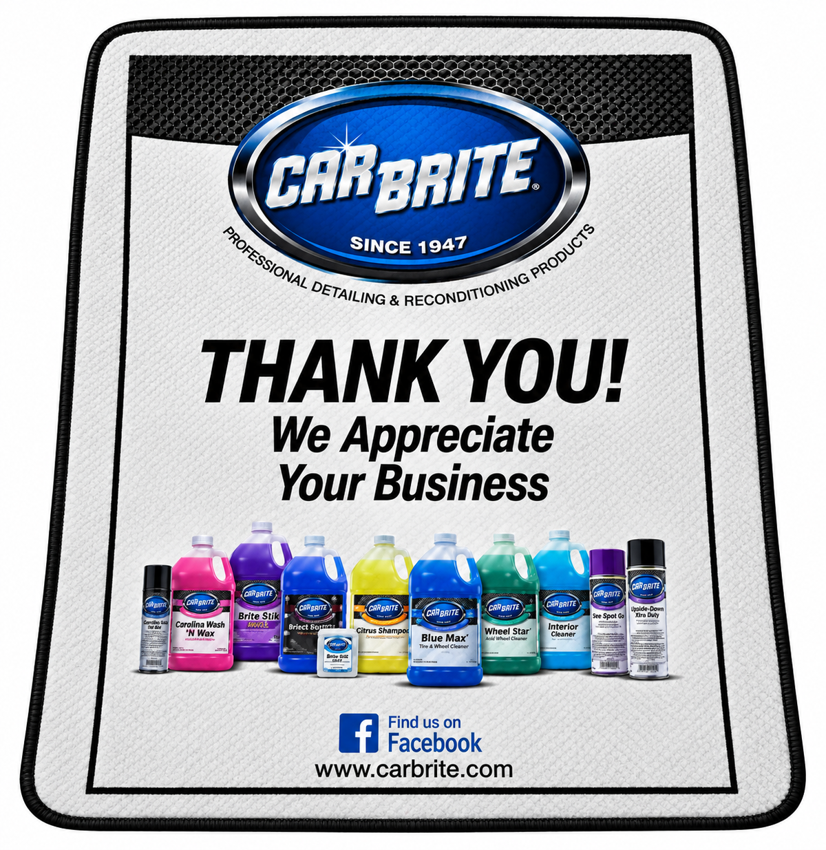 CARBRITE DISPOSABLE PAPER FLOOR MATS - 500 PACK