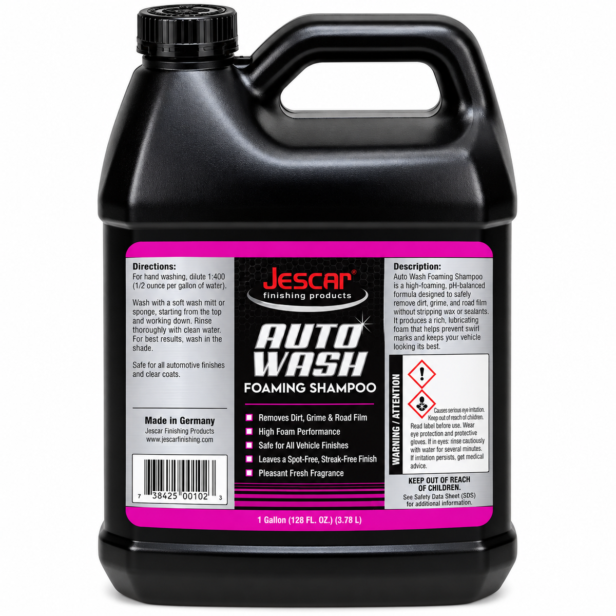 JESCAR AUTO WASH SHAMPOO - 128OZ