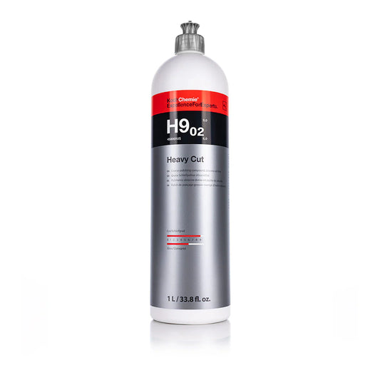 Koch product bottle labeled 'H902 Heavy Cut' on a white background