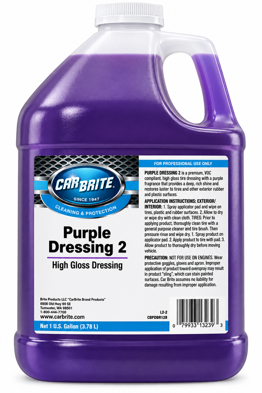 CARBRITE PURPLE DRESSING HIGH-GLOSS TIRE & TRIM DRESSING