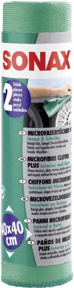 SONAX MICROFIBER CLOTH PLUS INTERIOR & GLASS