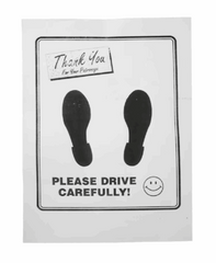 HI-TECH PLASTIC FLOOR MATS - BOX OF 250
