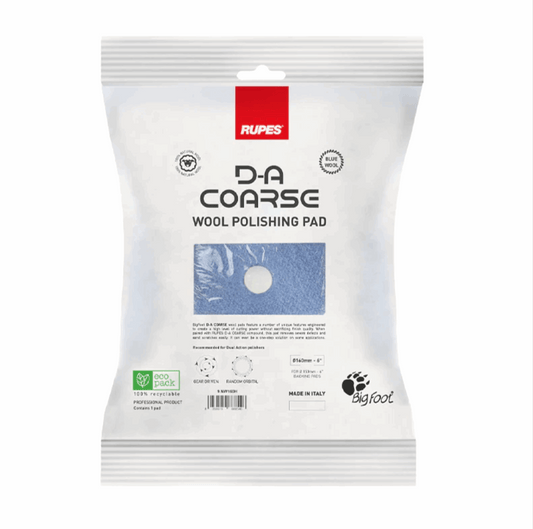 RUPES COARSE BLUE WOOL PADS